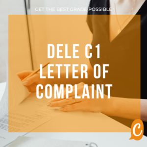 Read more about the article DELE C1 Letter of Complaint